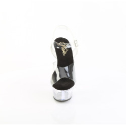 Pleaser KISS-208 Clear High Heeled Platform Shoes Women