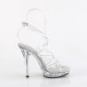 Fabulicious LIP-106 Criss-Cross Strappy Heeled Sandals