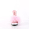 Fabulicious GLORY-501F-8 Rose Vegan Leather Fur