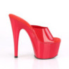 Pleaser ADORE-701N Red Jelly Like High Heeled Mules