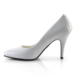 Pleaser VANITY-420 White High Heeled Classic Pumps