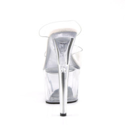Pleaser ADORE-702 Transparent High Heeled Mules Women