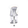 Pleaser ADORE-702 Transparent High Heeled Mules Women