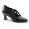 Funtasma VICTORIAN-03 Black Kitten Heeled Women Shoes