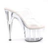 Pleaser ADORE-702 Transparent High Heeled Mules Women