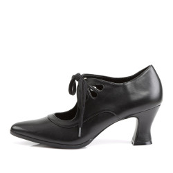Funtasma VICTORIAN-03 Black Kitten Heeled Women Shoes