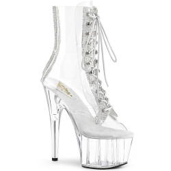 Pleaser ADORE-1021C-2 Transparent Strass Sale Women