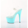 Pleaser ADORE-708 Baby Blue Platform High Heeled Sandals