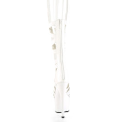 Pleaser ADORE-700-48 White Vegan Leather Sale Women