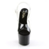 Pleaser ADORE-708 Black Platform High Heeled Sandals