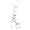 Pleaser ADORE-700-48 White Vegan Leather Sale Women