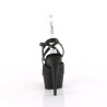 Pleaser DELIGHT-624-1 Black Vegan Leather Sale Women