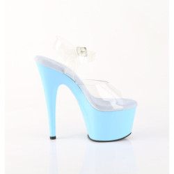 Pleaser ADORE-708 Blue Platform High Heeled Sandals