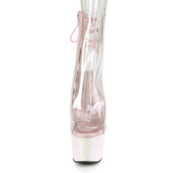 Pleaser ADORE-1018C Transparent Patent Glitter Sale