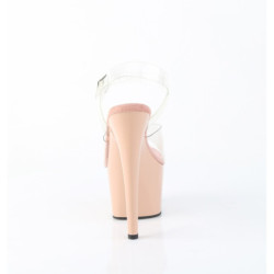 Pleaser ADORE-708 Blush Platform High Heeled Sandals