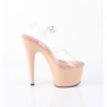 Pleaser ADORE-708 Blush Platform High Heeled Sandals