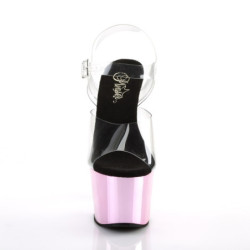 Pleaser ADORE-708 Rose Chrome Platform High Heels Shoes