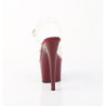 Pleaser ADORE-708 Burgundy Platform High Heels Shoes