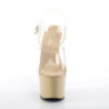 Pleaser ADORE-708 Cream Platform High Heels Shoes Women