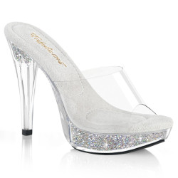 Fabulicious COCKTAIL-501RSI Transparent Silver Strass