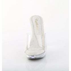 Fabulicious COCKTAIL-501RSI Transparent Silver Strass