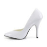 Pleaser SEDUCE-420V White Pointed Toe Classic Pumps