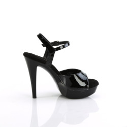 Fabulicious COCKTAIL-509 Patent High Heeled Sandals