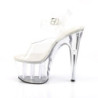 Pleaser ADORE-708 Clear Platform High Heeled Shoes