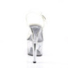 Pleaser ADORE-708 Clear Platform High Heeled Shoes