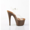 Pleaser ADORE-708 Mocha Platform High Heels Shoes Women