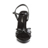 Fabulicious FLAIR-420 Patent T-Strap Stiletto Sandals
