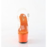 Pleaser ADORE-708 Orange Platform High Heeled Shoes