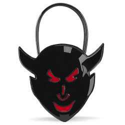 Demonia HB-112 Black-Red Patent Handbags Women