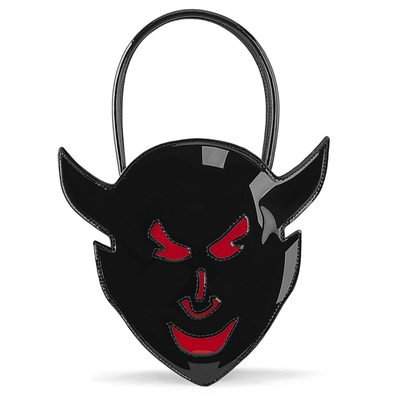 Demonia HB-112 Black-Red Patent Handbags Women Demonia HB-112 Black-Red Patent Handbags Women