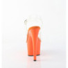 Pleaser ADORE-708 Orange Platform High Heeled Shoes
