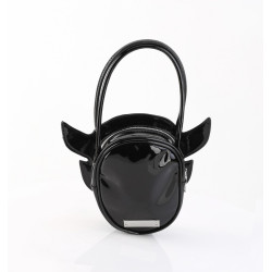 Demonia HB-112 Black-Red Patent Handbags Women
