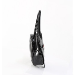 Demonia HB-112 Black-Red Patent Handbags Women