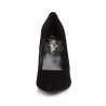 Pleaser SEDUCE-420 Velvet Pointed Toe Heeled Pumps