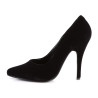 Pleaser SEDUCE-420 Velvet Pointed Toe Heeled Pumps
