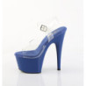 Pleaser ADORE-708 Blue Platform High Heeled Shoes Women