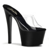 Pleaser SKY-301 Black High Heeled Platform Mules Women