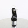 Pleaser ADORE-708 Silver Chrome Platform High Heels