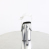 Pleaser ADORE-708 Silver Chrome Platform High Heels