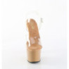 Pleaser ADORE-708 Toffee Platform High Heeled Shoes