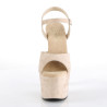 Pleaser ADORE-709FS Beige Vegan Suede Sale Women