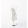 Pleaser ADORE-708 White Platform High Heeled Sandals