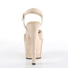 Pleaser ADORE-709FS Beige Vegan Suede Sale Women