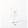 Pleaser ADORE-708 White Platform High Heeled Sandals