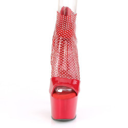 Pleaser ADORE-765RM Red Patent Strass Mesh Sale Women
