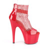 Pleaser ADORE-765RM Red Patent Strass Mesh Sale Women